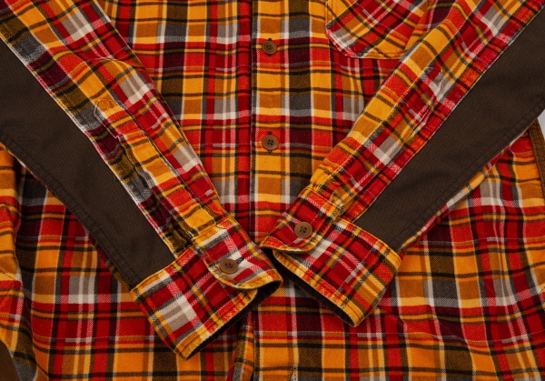 JUNYA WATANABE MAN Plaid Switching Shirt Size M(K-89979) | eBay