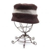  A.P.C. Knit Bucket Hat Brown One size