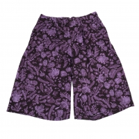  Y's Botanical Printed Wide Pants (Trousers) Brown,Purple 2