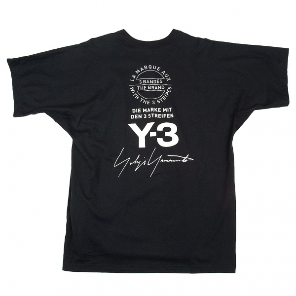 ワイスリーY-3 バックロゴビッグシルエットTシャツ 黒S