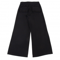 Jean-Paul GAULTIER FEMME Cut Pocket Design Wide Pants (Trousers) Black 40
