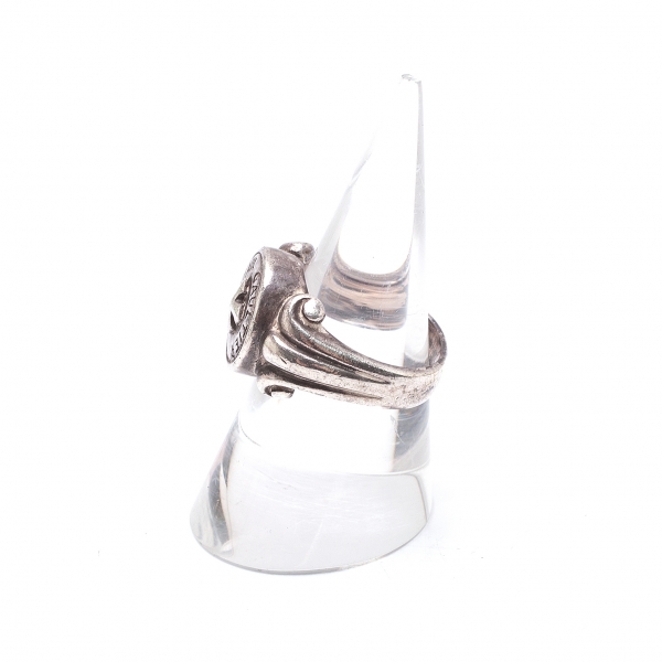 Jean-Paul GAULTIER Cross Design Silver Ring Silver About US 8 ...