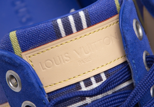Louis Vuitton Canvas Plaidas Sneakers (Trainers) Blue US 9