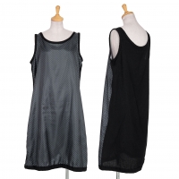  tricot COMME des GARCONS Dot Switching Wool Dress Black M