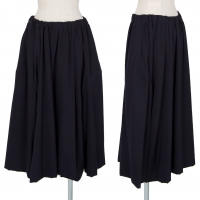  COMME des GARCONS Wool Gabardine Skirt Navy S