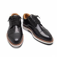  GANRYU Leather Dress Shoes Black S(About US 7)