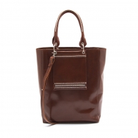  KAYO NAKAMURA by Y's  2Ways Leather Shoulder Hand Bag Brown 