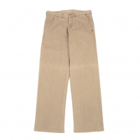  Papas Dyed Stretched Pants (Trousers) Beige 48M