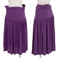  ISSEY MIYAKE me Gather Stretched Skirt Purple F(One size)