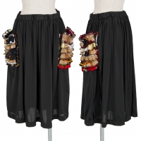  COMME des GARCONS GIRL Scarf Frill Design Skirt Black S