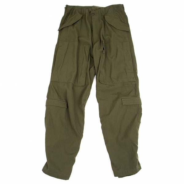 BEAMS PLUS Military Wool Cargo Pants (Trousers) Khaki XL | PLAYFUL