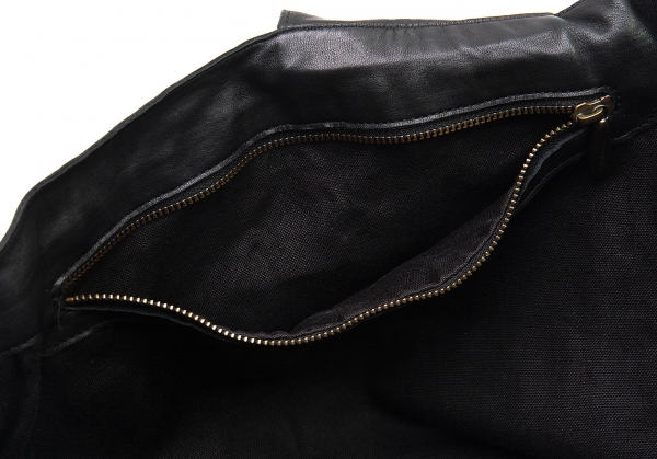 JURGEN LEHL Leather One Handle Bag Black