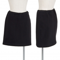  COMME des GARCONS Stretched Cotton Skirt Black M
