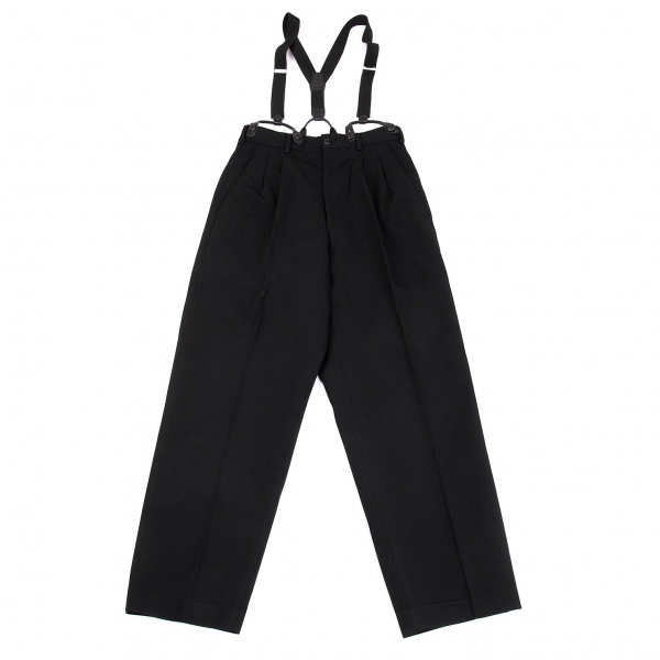 Yohji Yamamoto POUR HOMME Suspender Wool Gabardine Pants (Trousers