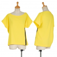  ISSEY MIYAKE 132 5. Side Zip Square T Shirt Yellow 3