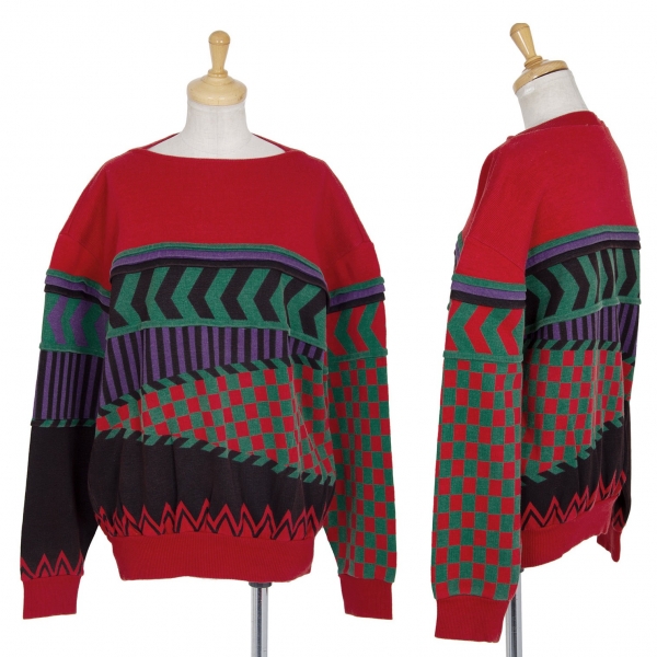 全商品オープニング価格 特別価格】 ISSEY MIYAKE 90s knit pattern