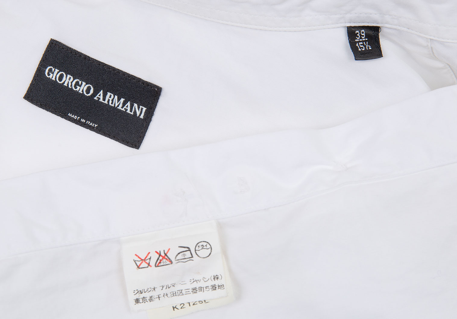 GIORGIO ARMANI Tシャツ・カットソー 50(XL位) 黒