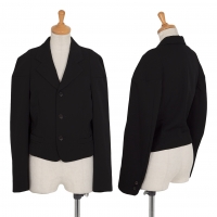  COMME des GARCONS Wool Gabardine Short Jacket Black S