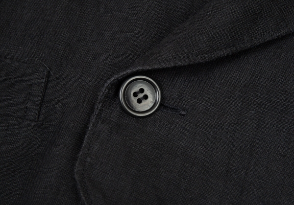 robe de chambre COMME des GARCONS Linen Jacket Black S-M | PLAYFUL