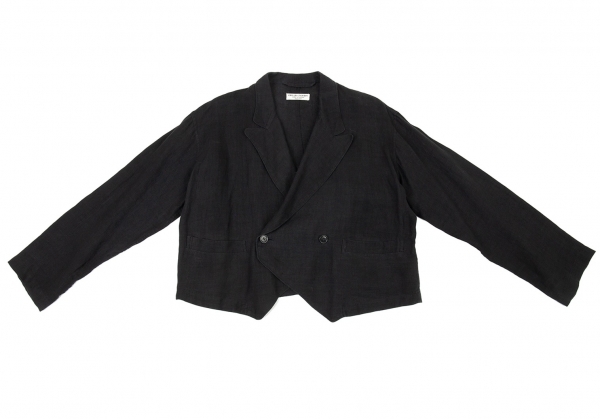 robe de chambre COMME des GARCONS Linen Jacket Black S-M | PLAYFUL
