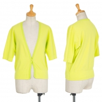  ISSEY MIYAKE A-POC Short Sleeve Cardigan Yellow-green S-M