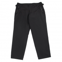  Y-3 Cotton Nylon Side Belt Pants (Trousers) Black L
