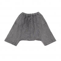  COMME des GARCONS  Dyed Houndstooth Dropped Crotch Pants (Trousers) White,Black XS