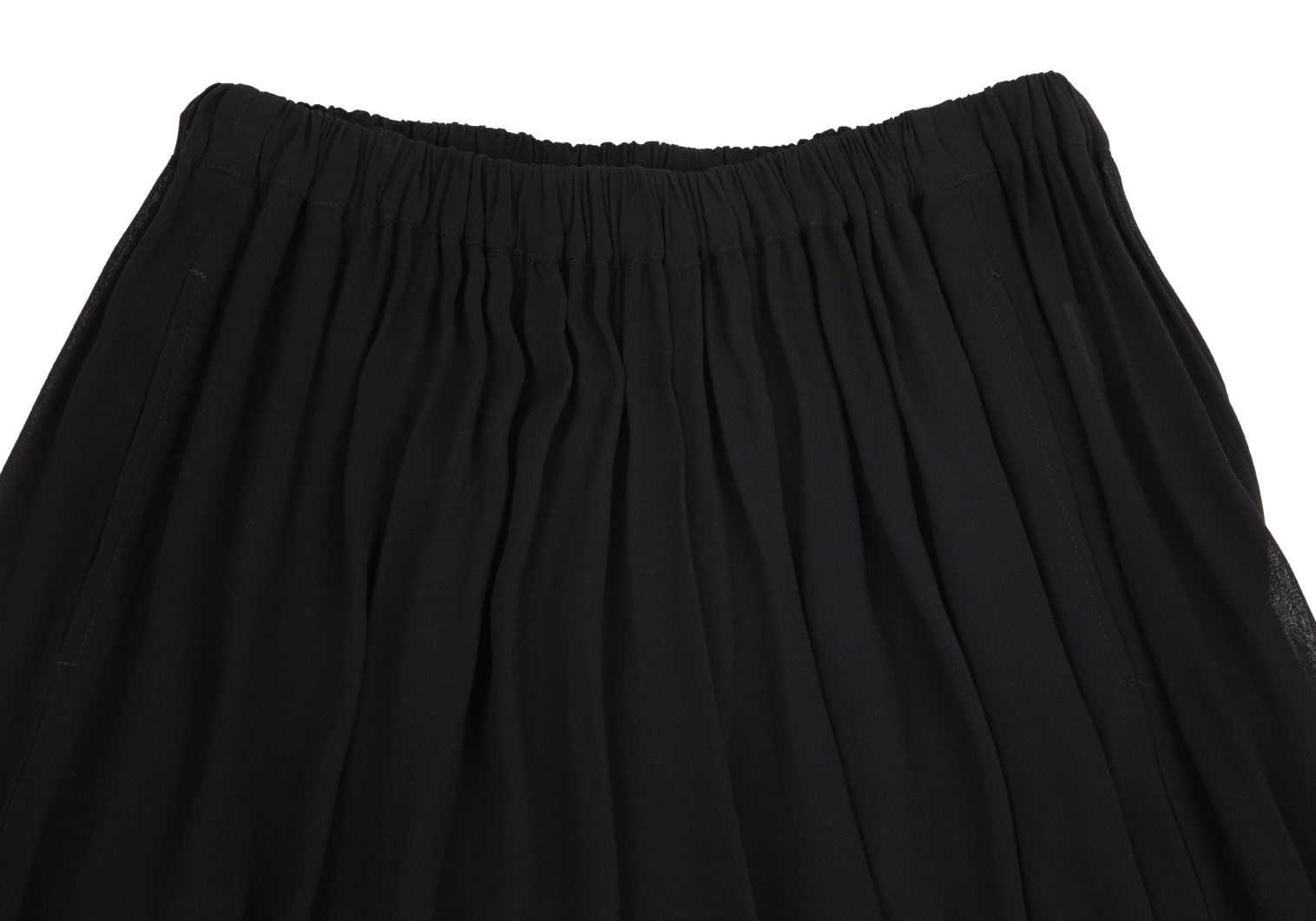 コムコムCOMME des GARCONSコムデギャルソン 裾フリルシフォンイージースカート【S】【LSKA72085】スカート