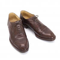  COMME des GARCONS HOMME Wing-tip Leather Shoes Brown US 8.5