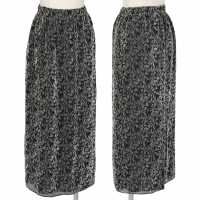  tricot COMME des GARCONS Damask Velour Skirt Grey S-M